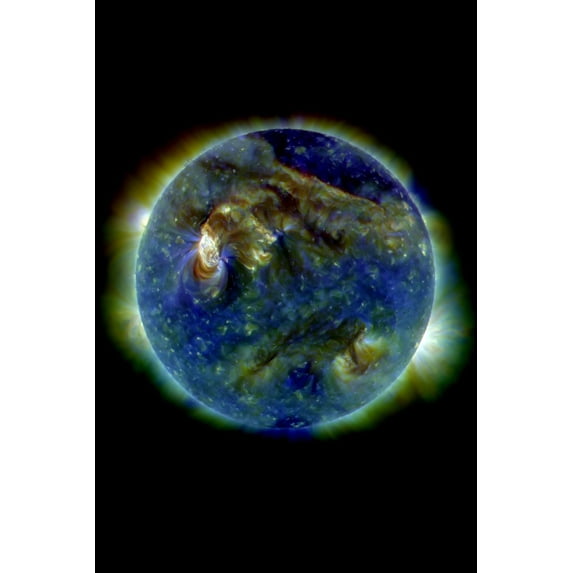 24"x36" Gallery Poster, sun from Solar Dynamics Observatory !!!!!!CHECK OTHER FOLDER!!!!!!