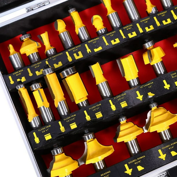 Cutting Operating Light Router Set Router Bits For Woodworking Trimming