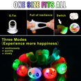 thumbnail image 3 of Anillos de iluminación CCINEE, LED parpadeantes, de goma animal, 24 unidades, 3 of 8