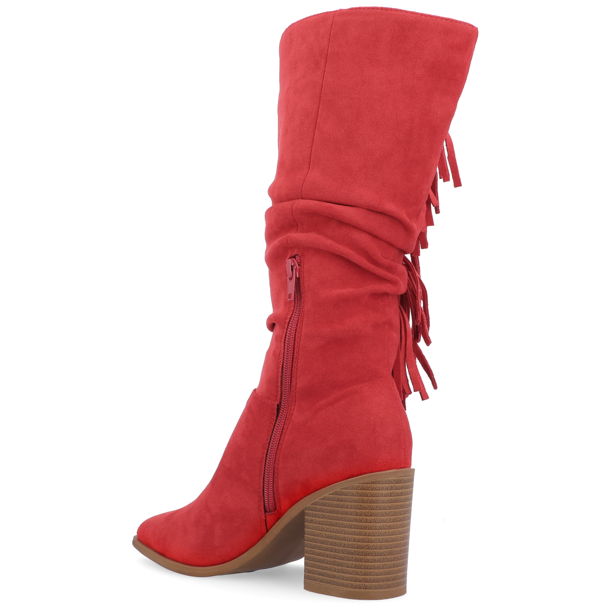 Journee Womens Hartly Western Mid Calf Boots