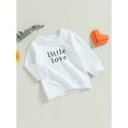thumbnail image 3 of Bagilaanoe Toddler Baby Girl Casual Sweatshirt Long Sleeve Letter Print Pullover 6M 12M 18M 24M 3T 4T Kids Fall Loose Tee Tops, 3 of 9