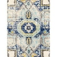 thumbnail image 3 of Pasargad Home  Turkish Chelsea Design Medallion Area Rug Ivory 8' x 10' Oriental,Medallion 8' x 10' Indoor,Accent Living Room,Bedroom,Dining Room, 3 of 5
