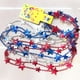 thumbnail image 3 of Collar De Cuentas De Estrella Patriótica De Color Aleatorio Collar De Cuentas De Plástico Del 4 De Julio Collar Del Día De La Independencia Decoración De Fiesta De Carnaval 12 Uds. Methold AP005614-00, 3 of 6