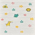 thumbnail image 1 of Gray 70x77cm PE Foam Self Adhesive 3D Wall Stickers Wallpaper, 1 of 7