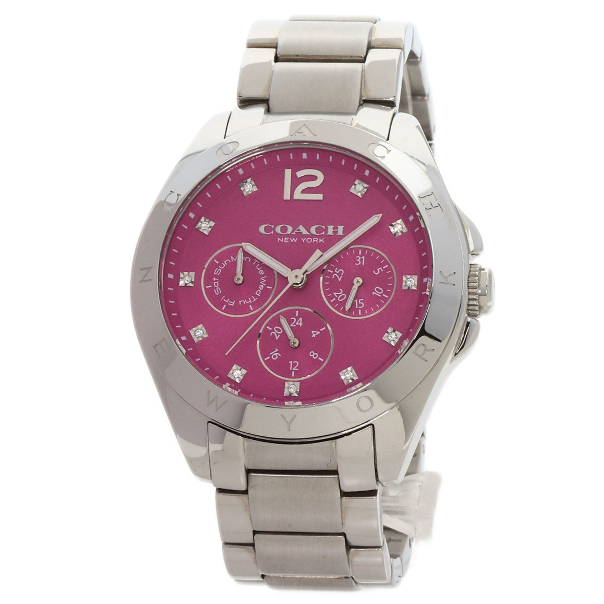 Coach 14503568 Park White Floral Design Dial Gold Tone Coach 14503568 Park White Floral Design Dial Gold Tone