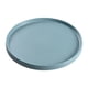 thumbnail image 1 of Bandeja redonda para servir de 13,62 pulgadas, moderna, para tetera, para pan, bar y bodas. Azul, 1 of 9