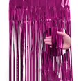 thumbnail image 2 of 100x200cm Parti Rideau Brillant Uniforme Couleur Aluminium Adhésif Frange Rideau pour Parti, 2 of 8