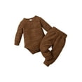 thumbnail image 2 of Franhais Babies Casual Two-piece Clothes Set, Camouflage Printed Pattern Romper and Pants, 2 of 9
