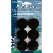 Angle View: FP98103 EZ-Pads Felt Flooring Protectors, 1-1/4-Inch, Reduces friction between floor and furniture for easier movement By Cal-Flor
