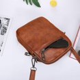 thumbnail image 4 of Bolso bandolera para teléfono móvil, de moda para mujer, tipo bandolera, para teléfono móvil, monedero. marrón, 4 of 9
