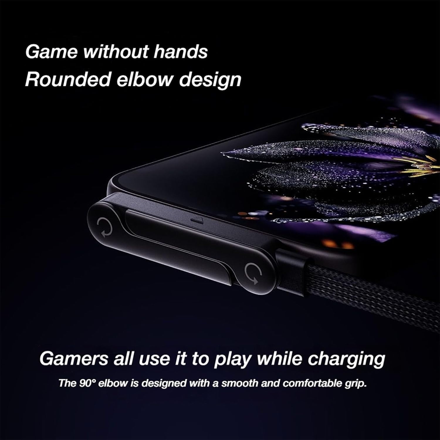 Sideways Phone Charger, 240W Fast Charging, 2-in-1 Usb C Invisible Holder Charger, 1.5m/4.9ft Length Cable With Built-in Phone Stand For Smartphones Tablets(65W A-C Sideways Phone Charger, 240W Fast Charging, 2-in-1 Usb C Invisible Holder Charger, 1.5m/4.9ft Length Cable With Built-in Phone Stand For Smartphones Tablets(65W A-C
