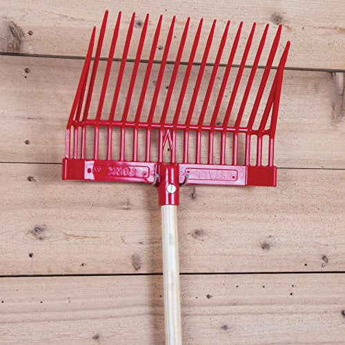 Hang Shovels RamPro 4 Black Wall Mount Screw-in Tool Holder Great for Garage//Workshop Storage Utility U-Hooks 3 /½ Brooms Garden Tools Rakes etc.