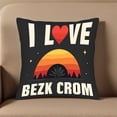thumbnail image 5 of Set of 2 Decorative Throw Pillow Covers 18x18in - Sunset Gradient Design with Heart & Stars Perfect for Couch Bed Car, 5 of 8