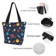 thumbnail image 4 of Disketp Space Cartoon for Women’s Casual Shoulder Tote Bag Cross-body Handbags for Shopping, Travel and Daily Use, 4 of 6