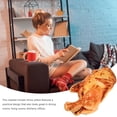 thumbnail image 2 of ULTNICE Realistic Roasted Chicken Stuffed Pillow Orange PP Cotton Versatile Use, 2 of 8