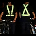 thumbnail image 2 of Aosijia Reflective Vest Running Gear 2 Pack High Visibility Adjustable Safety Vest for Night Cycling Hiking Jogging Dog Walking, 2 of 10