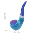 thumbnail image 4 of 2PCS Dog Squeaky Toy Creative Tobacco Pipe Design Cat Plush Toy Pet Chewing Toy, 4 of 10