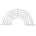 thumbnail image 1 of MasteelfCA Semi-circular Drain Oil Rack Grill Rack Stainless Steel Oil Drain Frying Rack Random Style, 1 of 9