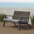 thumbnail image 2 of Real Flame Norwood Patio Bench in Black, 2 of 7