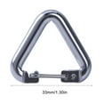 thumbnail image 3 of Heavy Locking Hook for Camping Fishing Hikings Travel Aluminum Alloys Carabiner Clip Triangular Climbing Buckle, 3 of 8
