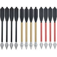 thumbnail image 1 of Mini Crossbow Bolts 6.25" Aluminium Crossbow Bolts Arrows with Broadhead Arrows for Hunting Fishing Target Practice (Pack of12), 1 of 5
