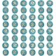 thumbnail image 1 of 24pcs 12 Constellation Turquoise Beads 15mm Zodiac Signs Beads Flat Round Beads Craft Beads Disc Beads Loose Spacer Beads for DIY Earrings Bracelet Necklace Jewelry Making(Gold on Blue), 1 of 5