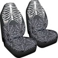 thumbnail image 3 of XYZCANDO 2 Pack Car Seat Covers Set for car Front Seats Car Front Seat Covers Interior Decor Waterproof, Sedan Van Auto Car Front Seat Cover Set, Spider Web, 3 of 10