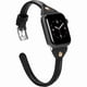 thumbnail image 1 of wonima44 Slim Rivet Leather Compatible with Apple Watch Bands 41/40/38/44/45/46/49/42mm Women Men Dressy Thin Strap Wristbands Bracelet for iWatch Series 11 10 9 8 7 6 5 4 3 SE/Ultra 3 2 1, 1 of 1
