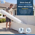 thumbnail image 7 of Blue Wave 12-Mil Clear Solar Blanket for Round Above-Ground Pools, 5-Year Warranty, 7 of 7