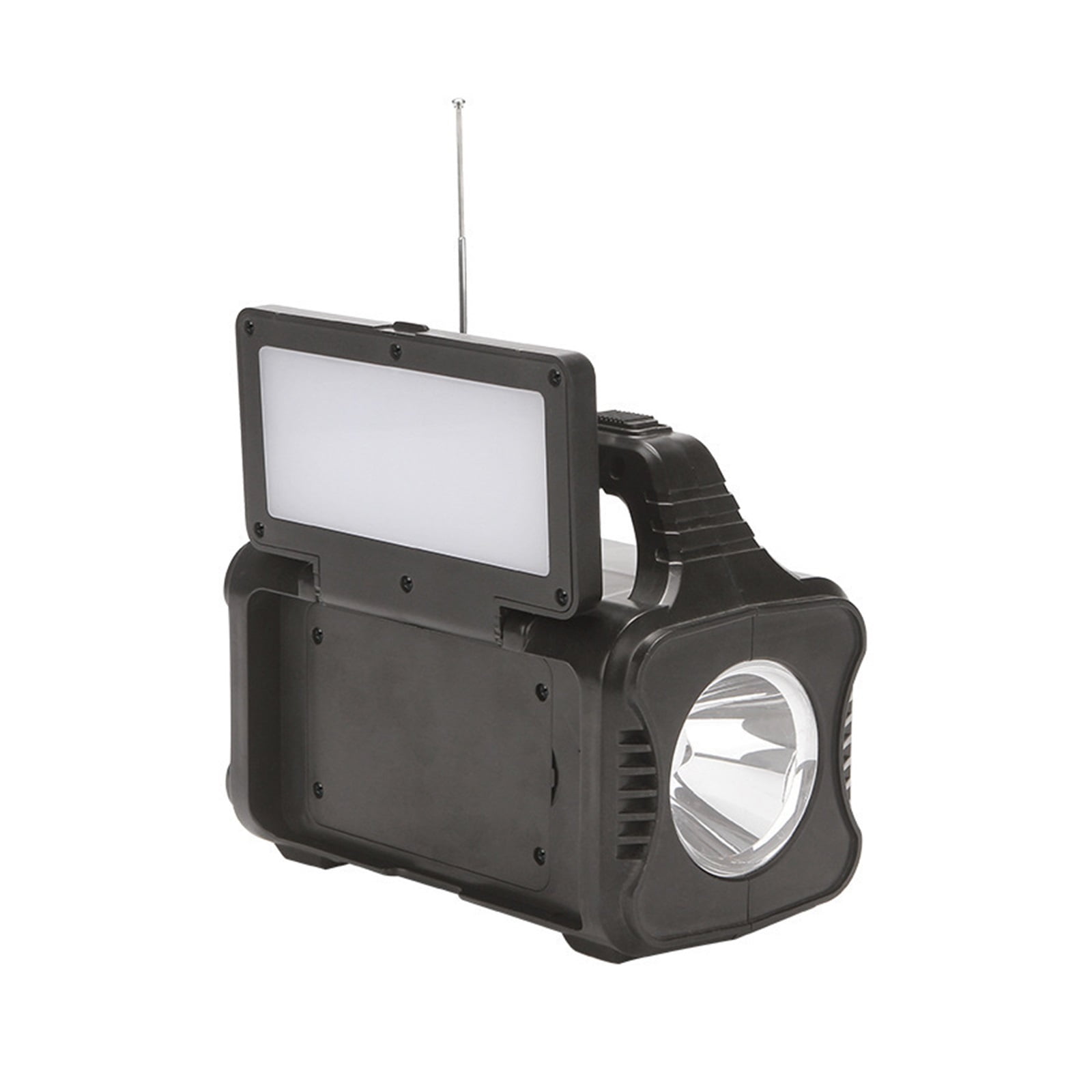 Solar-Powered Portable Lantern With Multi-Function Bluetooth Speaker, Radio, And High-Intensity Emergency Spotlight - Ultra-Long Battery Life For Camping And Outdoor Use