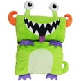 thumbnail image 6 of Happy Nappers: Pillow & Sleepy Sack: Medium - Green Monster - 54 x 20", 2-In-1: Plush Animal Opens To Sleeping Bag, Soft Play & Nap Character, Kids 3+, 6 of 8
