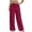 Pants-17Red, variant on Gamivast Linen Pants for Women Baggy High Waisted Drawstring Pull on Pants with Pockets Lightweight Wide Leg Palazzo Pants Beach Vacation Casual Resort Everyday Wear