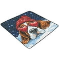 thumbnail image 7 of WOBOGO Snow Basset Hound Baby Playmats Extra Large Waterproof Rollable Activity Pads for Toddlers 50×50inch, 7 of 7