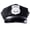 PU silver label, variant on Role Playing Hat Embroidered Polices Styles Hat Stylish Eight Panel Flatted Hat for and Stage Performances