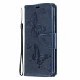 thumbnail image 4 of Samsung Galaxy A70 Case, Dteck Embossed Butterfly Flip PU Leather Stand Wallet Case Cover For Samsung Galaxy A70 2019 6.7", Blue, 4 of 5