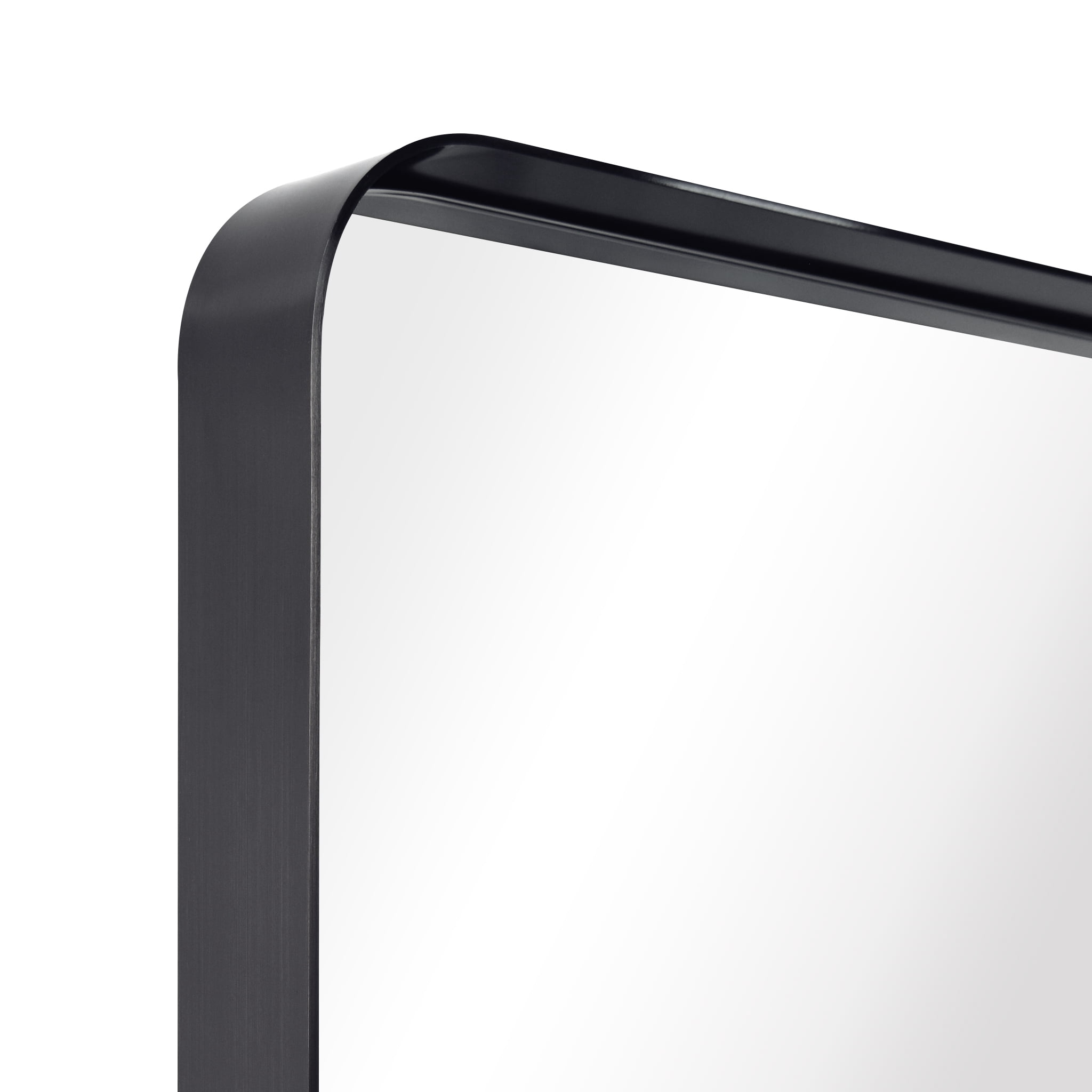 Empire Art Direct Ultra Stainless Steel Rectangular Wall Mirror Brushed Black 22" x 30" Black