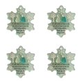 thumbnail image 2 of 4Pcs Snowflake-Shaped Sea Glass Friendship Decor, Timeless Friendship Snowflake Keepsake, Friendships Snowflakes Ornament for Christmas Tree Hanging, Sea Glass Art for Best Friends(Blue,3.1x3.1"), 2 of 6