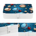 thumbnail image 4 of Baseball Portable PU Leather Jewelry Storage Box with Removable Compartment, Earring Holder, Bracelet Holder, and Jewelry Stand, 4 of 6