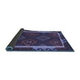 thumbnail image 2 of Ahgly Company Indoor Round Oriental Blue Traditional Area Rugs, 4' Round, 2 of 4