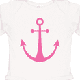 thumbnail image 4 of Inktastic Anchor Nautical Pink Girls Long Sleeve Baby Bodysuit, 4 of 5