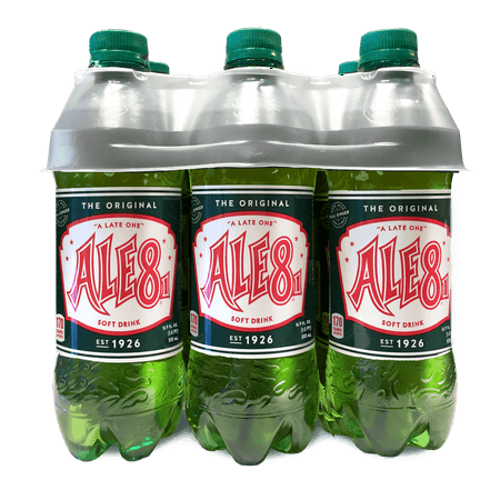 Ale-8-One Ginger Ale The Original Soda Pop, 16.9 Fl Oz, 6 Pack Bottles
