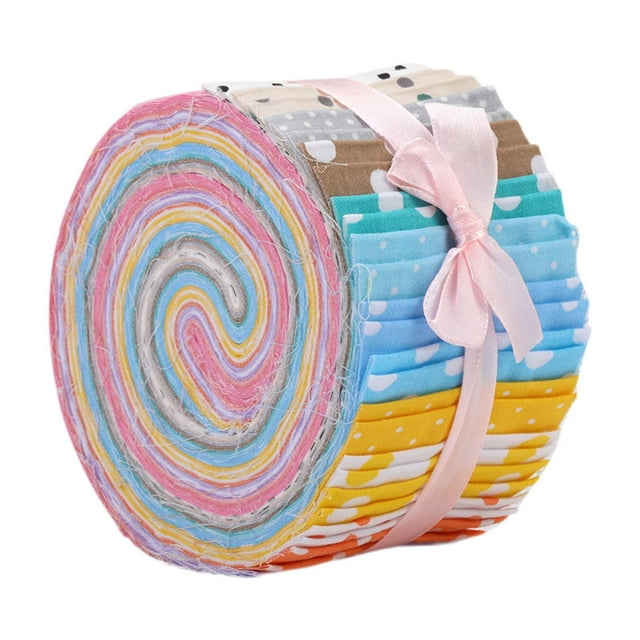 GUOOL Rouleaux de Gelée Rouleaux de Gelée Bandes pour Anniversaire Patchwork Courtepointe 40 Bandes