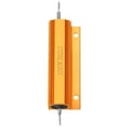 thumbnail image 2 of Unique Bargains Aluminum Case Resistor 100W 30 Ohm Wirewound Chassis Mounted Resistor Yellow 2Pcs, 2 of 4