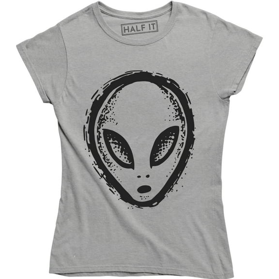 Alien Head Symbol UFO Logo Area 51 Ancient Graphic Space Galaxy T-Shirt