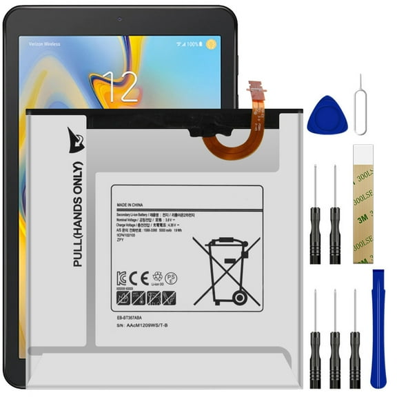 Replacement Battery EB-BT367ABA EB-BT367ABE For T-Mobile Samsung Galaxy Tab A 8.0 SM-T387T Tool