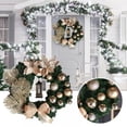 thumbnail image 4 of Christmas Sale! Decorative Artificial Christmas Wreaths with Holly Berries for Front Door, Xmas Holiday and Home Decorations, 15 in, 4 of 8