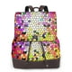 thumbnail image 1 of Disketp Colorful Tie Dye Stained Glass 3 Mochila de Cuero para Mujer, Bolso de Espalda Antirrobo con Estilo para Viaje, Trabajo y Uso Diario, 1 of 4