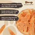 thumbnail image 3 of PAWUP Chicken Jerky Dog Treats, High Protein Pure Chicken Chips Dog Snacks for Small Medium Large Dogs, Training Treats for Dogs, 7oz, 3 of 10