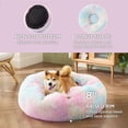 thumbnail image 3 of Cama para mascotas Bedsure Donut, tamaño mediano, 76 cm, piel sintética esponjosa, 3 of 6