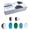 Multicolor, variant on Electric Spin Scrubber Scrubs Brush, Aminleter 8 in 1 Replaceable Brush Heads Rechargeable Cleaning Brush, Bathroom Clean, Shower Scrubber, Cordless Scrubber For Tile, Floor, Tub